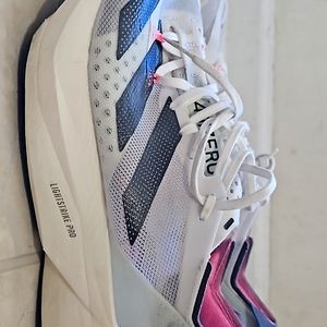 NIB Adidas Adizero Adios Pro 3 Size M6.5/W7.5 Chrystal White